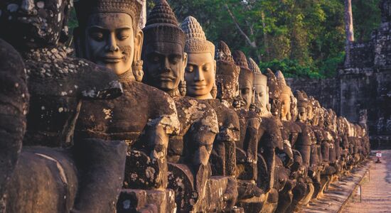 Angkor Wat Ancient Statues